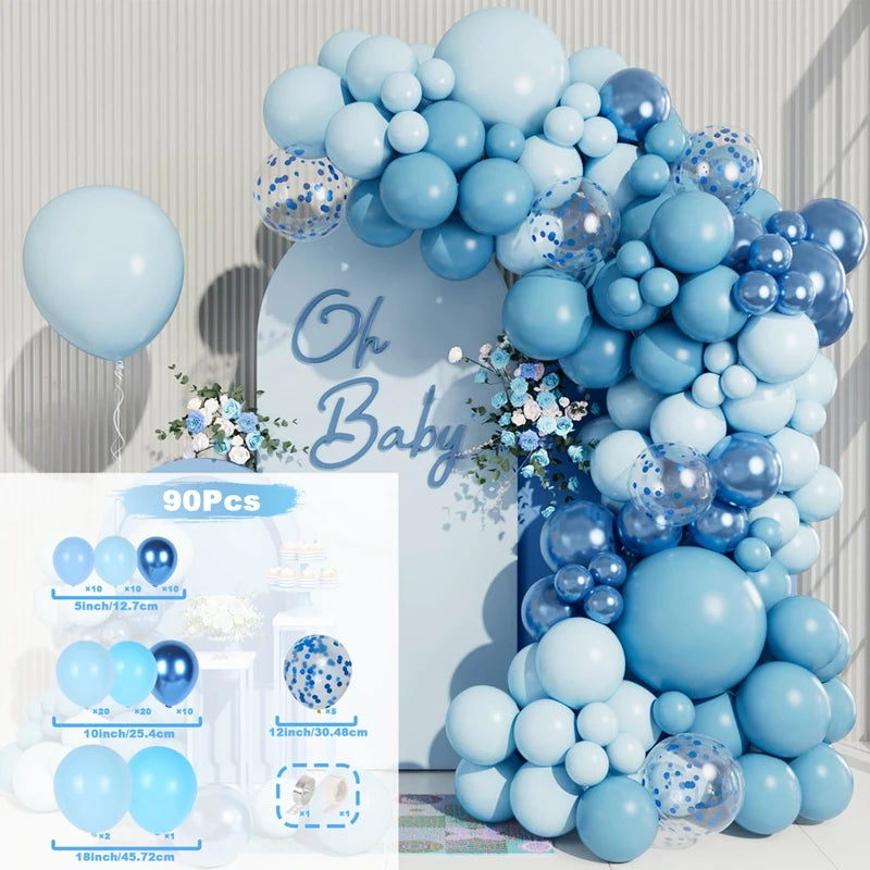 Balloon Garland Arch Kit Birthday Party Decoration Girl Birthday Foil Balloon  Baby Shower Decor Globos Wedding Party Supplies