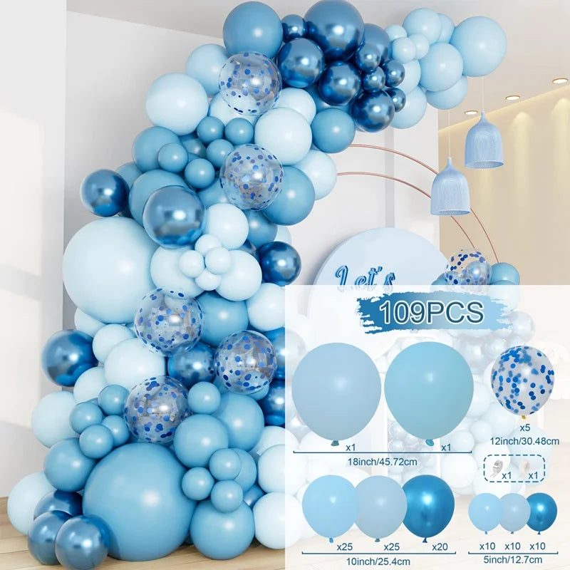 Balloon Garland Arch Kit Birthday Party Decoration Girl Birthday Foil Balloon  Baby Shower Decor Globos Wedding Party Supplies